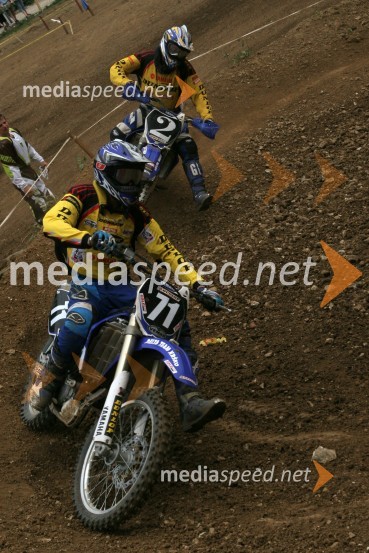 Matevž Irt in Klemen Gerčar (oba AMD Sitar Dunlop)MOTOKROS, 5. dirka za DP, Šentvid pri Stični
