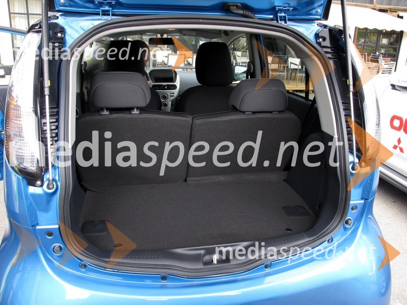 	Mitsubishi i-Miev, prtljažnikMitsubishi i-Miev, slovenska predstavitev