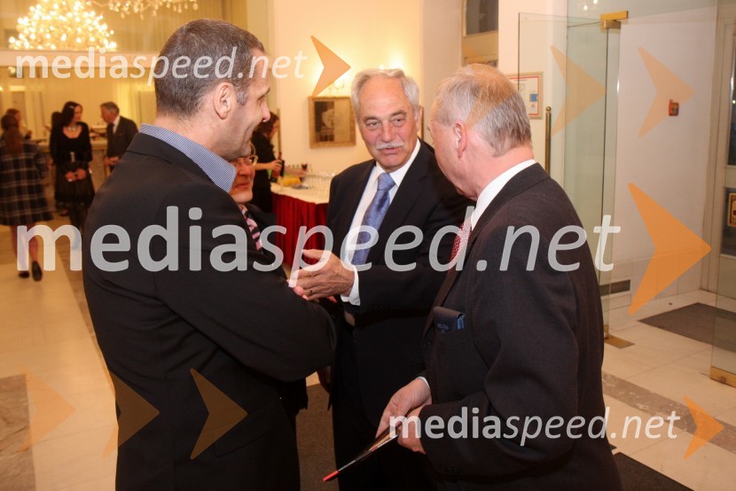 Danilo Rošker, direktor SNG Maribor, Alojzija Čas Moge,  Rudi Moge, nekdanji poslanec in predsednik Sveta SNG Maribor, dr. Aljoz Križman, nekdanji župan MariboraPremiera komedije Don Juan