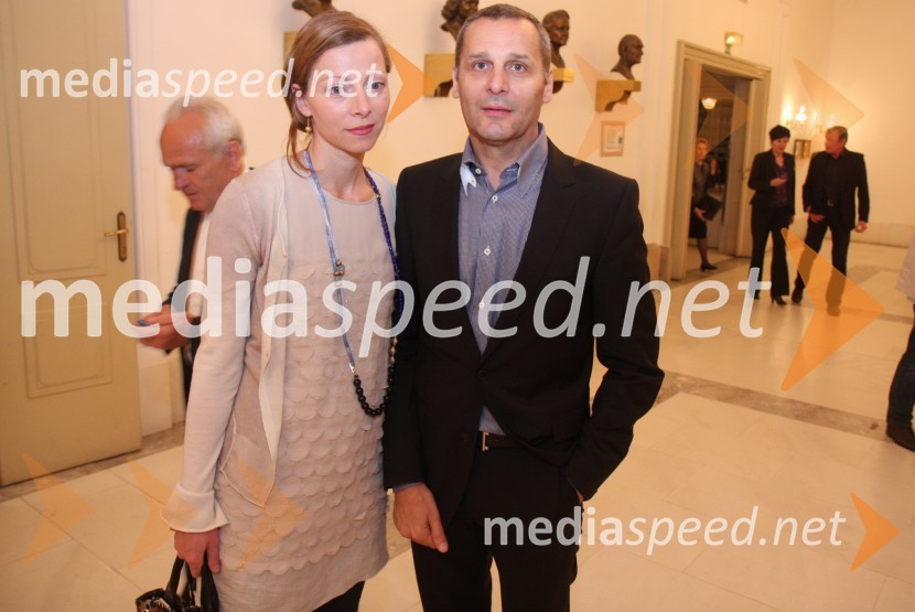 Nataša Matjašec Rošker, igralka in Danilo Rošker, direktor SNG MariborPremiera komedije Don Juan