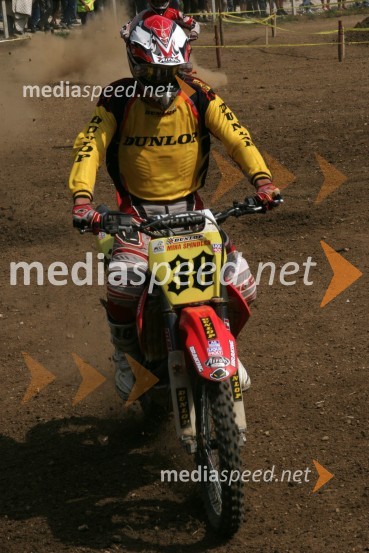 Miha Špindler (AMD Sitar Dunlop)MOTOKROS, 5. dirka za DP, Šentvid pri Stični