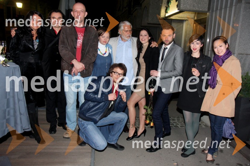 Marijana Hlebš, Ivica Knez, Davor Herga, igralca, Mojca Simonič, igralka, Boris Cavazza, režiser predstave, Eva Kraš, igralka, Viktor Meglič, igralec, ..., Asami Nakashima, baletka, Matija Stipanič, igralecPremiera komedije Don Juan