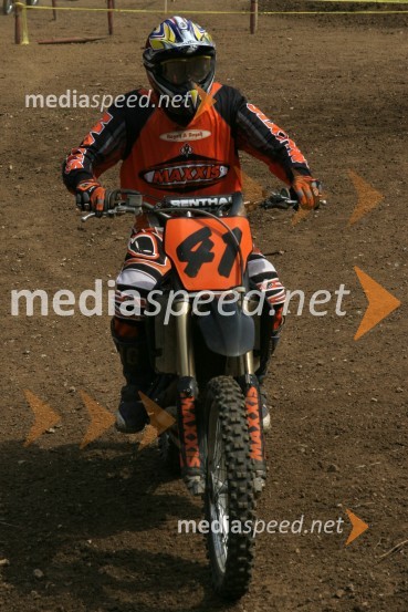 Franci Rogelj (AMD Lukovica)MOTOKROS, 5. dirka za DP, Šentvid pri Stični