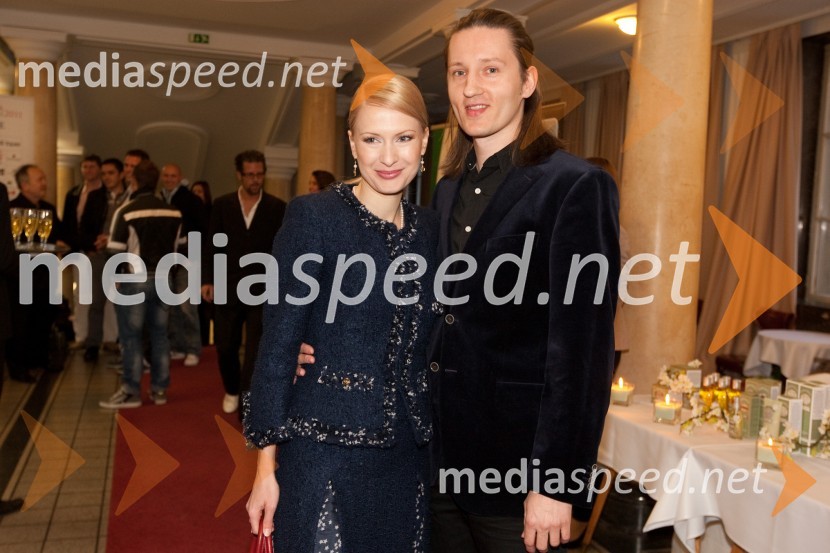 Maja Ferme, modna oblikovalka in fant Igor KapšMiss športa 2011