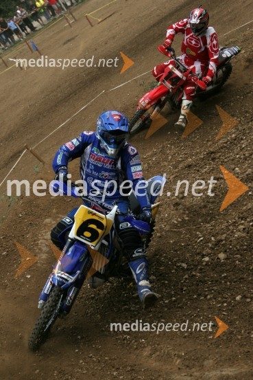Erik Slavec (MK Bartog Fortuna) in Jaka Može (AMD Trebnje)MOTOKROS, 5. dirka za DP, Šentvid pri Stični