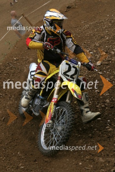 Gregor Strle (oba MK Notranjska)MOTOKROS, 5. dirka za DP, Šentvid pri Stični