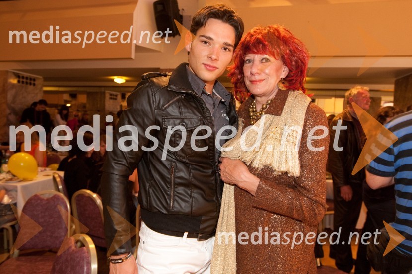 Vedran Stepančič, mister Kopra 2010 in Barbara MissonMiss športa 2011