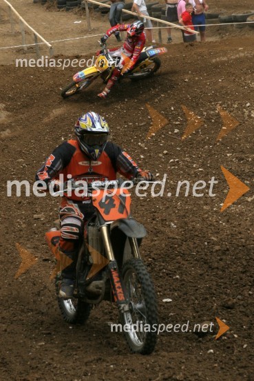Franci Rogelj (AMD Lukovica) in Sašo Kragelj (AMD Feroda)MOTOKROS, 5. dirka za DP, Šentvid pri Stični