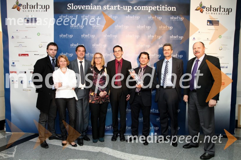 ..., ..., mag. Matej Rus, Tovarna podjemov in EPF,Alenka Hren, JAPTI, Rok Košir in Klemen Španinger DiaGenomi, prof. dr. Miroslav Rebernik, Tovarna podjemov in EPF, Iztok Lesjak, Tehnološki park LjubljanaKonferenca Podim, 1. dan