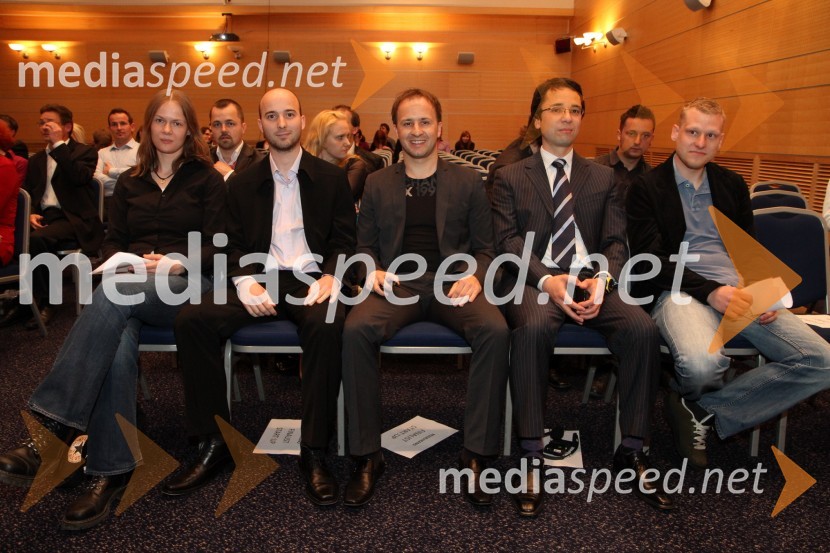 Ekipa Intelius d.o.o., finalisti Start:up Slovenija 2011Konferenca Podim, 1. dan