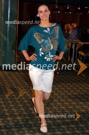 Slavka Vesnjak, modelMaja Keuc in modna revija kopalk ter poletne kolekcije Zapeljivka.si