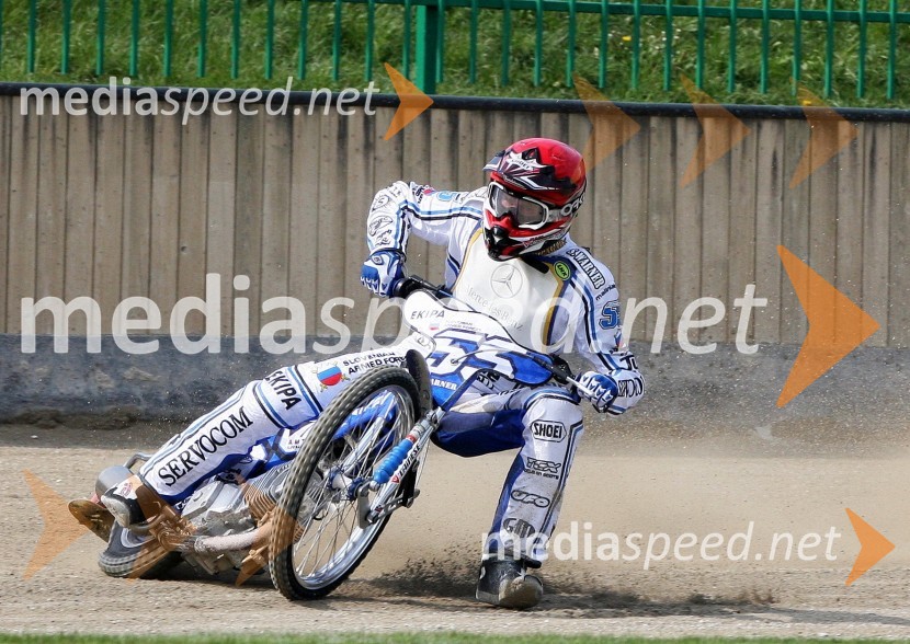 Matej Žagar (AMTK Ljubljana)Speedway, državno prvenstvo posameznikov Slovenije in Hrvaške, 2.dirka