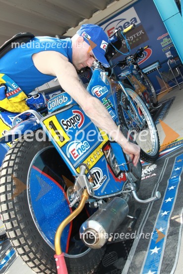 (1) Tomasz Gollob, PoljskaSpeedway Grand Prix VN Evrope, trening