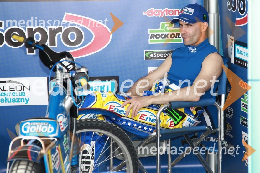 (1) Tomasz Gollob, PoljskaSpeedway Grand Prix VN Evrope, trening