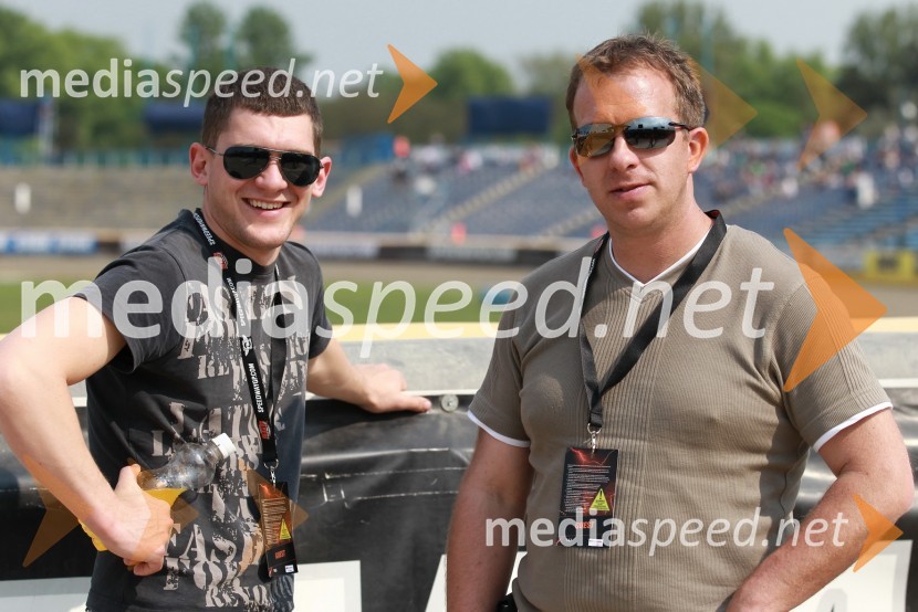 Matija Duh in Tomaž DrnačSpeedway Grand Prix VN Evrope, trening
