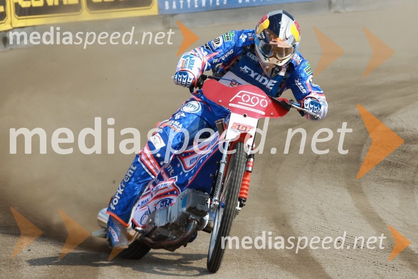 (3) Jason Crump, AvstralijaSpeedway Grand Prix VN Evrope, trening