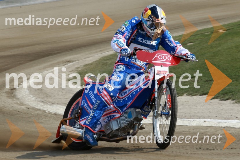 (3) Jason Crump, AvstralijaSpeedway Grand Prix VN Evrope, trening