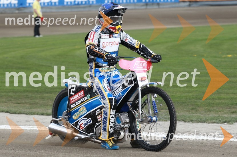 	(2) Jaroslaw Hampel, PoljskaSpeedway Grand Prix VN Evrope, trening