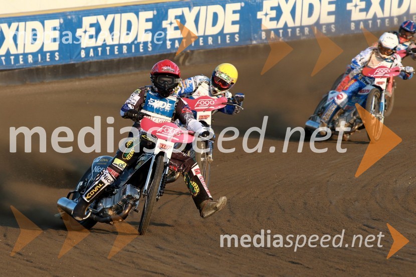 Janusz Kołodziej, Poljska, 	Rune Holta, Poljska in Nicki Pedersen, PoljskaSpeedway Grand Prix 2011, VN Evrope - 1. dirka