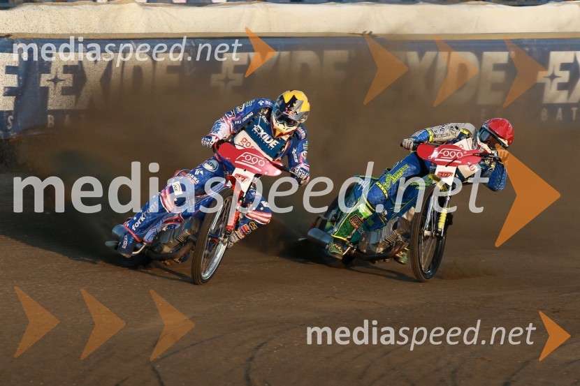 Jason Crump, Avstralija in Antonio Lindback, ŠvedskaSpeedway Grand Prix 2011, VN Evrope - 1. dirka