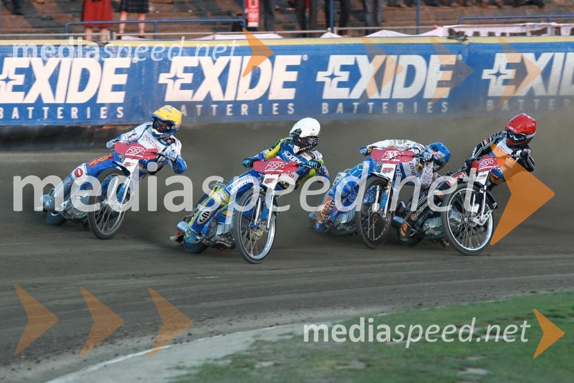 Nicki Pedersen (Danska), Tomasz Gollob (Polska) in Emil Sayfutdinov (Rusija)Speedway Grand Prix 2011, VN Evrope - 1. dirka