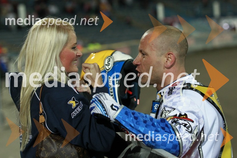 Nicki Pedersen, Danska in njegova zaročenka Anne MetteSpeedway Grand Prix 2011, VN Evrope - 1. dirka