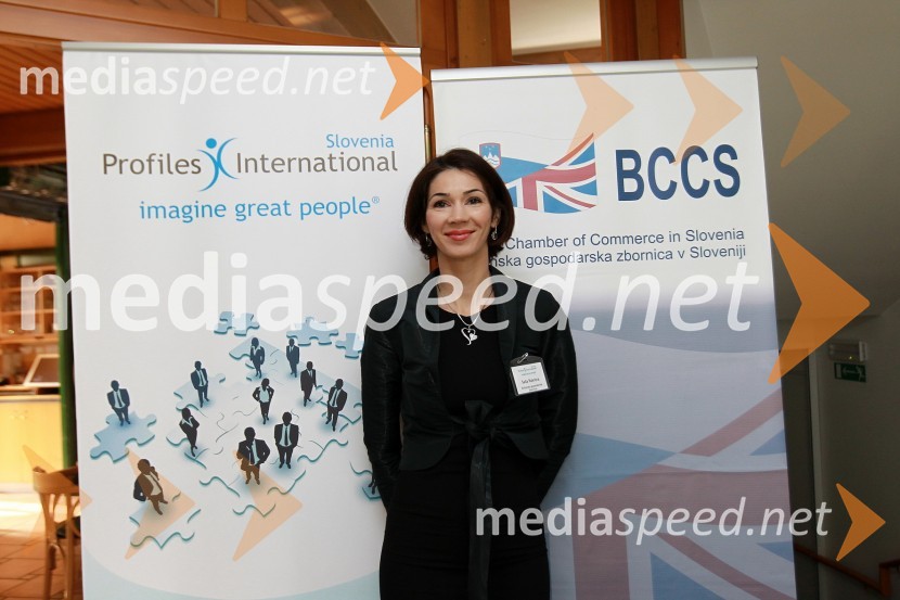 Saša Rakita, direktorica marketinga na BCCSBritanska gospodarska zbornica v Sloveniji ter Profiles International Slovenia sta organizirala predavanje Deirica McCanna in golf turnir