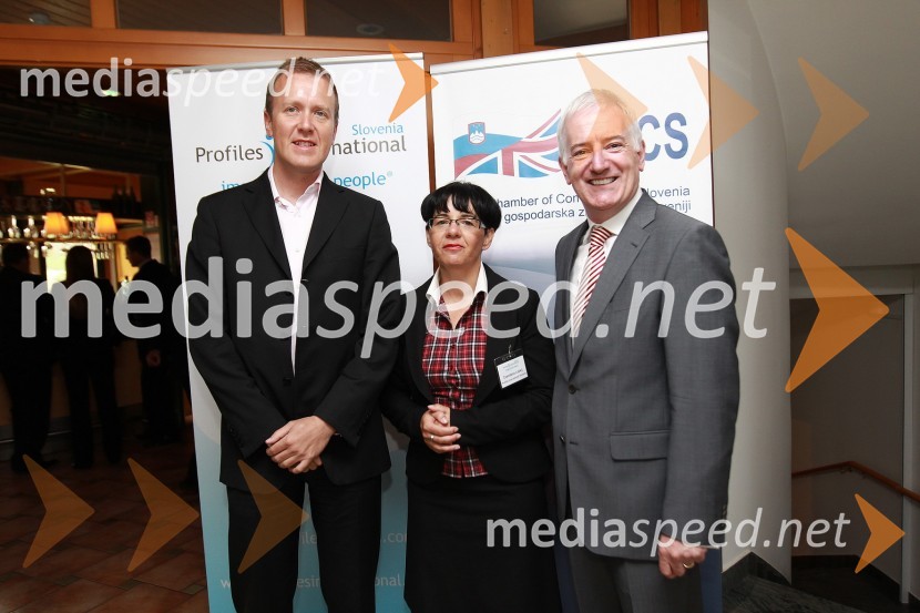 Igor Košir,&nbsp;Akton d.o.o., Zvezdana Lubej, direktorica Profiles International Slovenia in Deiric McCannBritanska gospodarska zbornica v Sloveniji ter Profiles International Slovenia sta organizirala predavanje Deirica McCanna in golf turnir