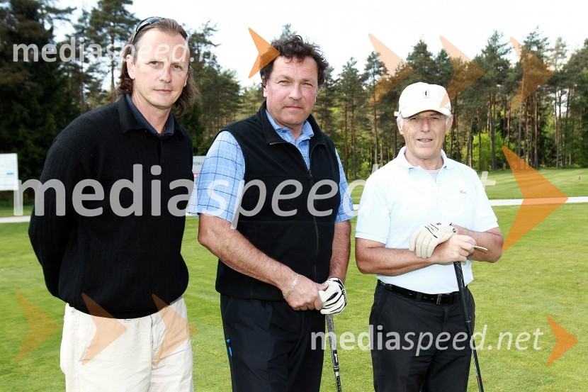 Ivo Stomilovič, Miran Kavka in Vlado Lužnik
Britanska gospodarska zbornica v Sloveniji ter Profiles International Slovenia sta organizirala predavanje Deirica McCanna in golf turnir