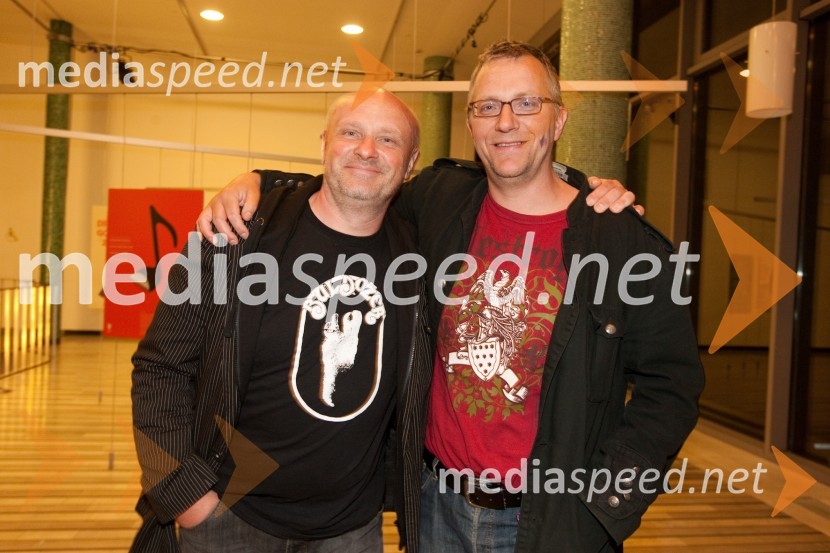 Tomaž Purkart in Primož Pečovnik, producentDruga godba, otvoritev festivala