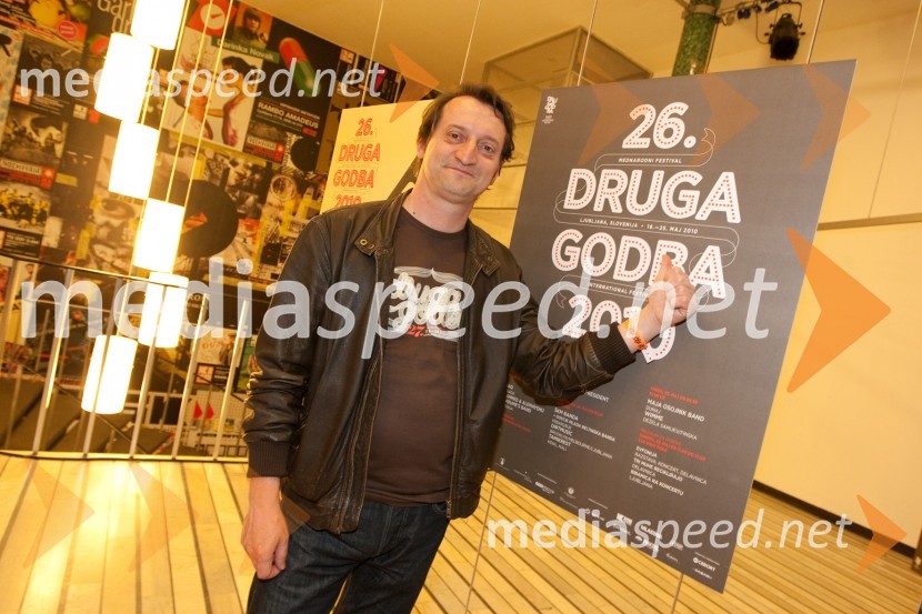 Bogdan Benigar, direktor Druge godbeDruga godba, otvoritev festivala
