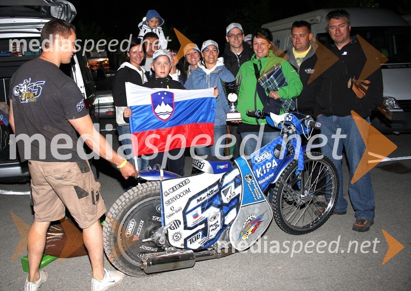 Navijači Mateja ŽagarjaSpeedway, SP kvalifikacije SGP 2012, 1. dirka