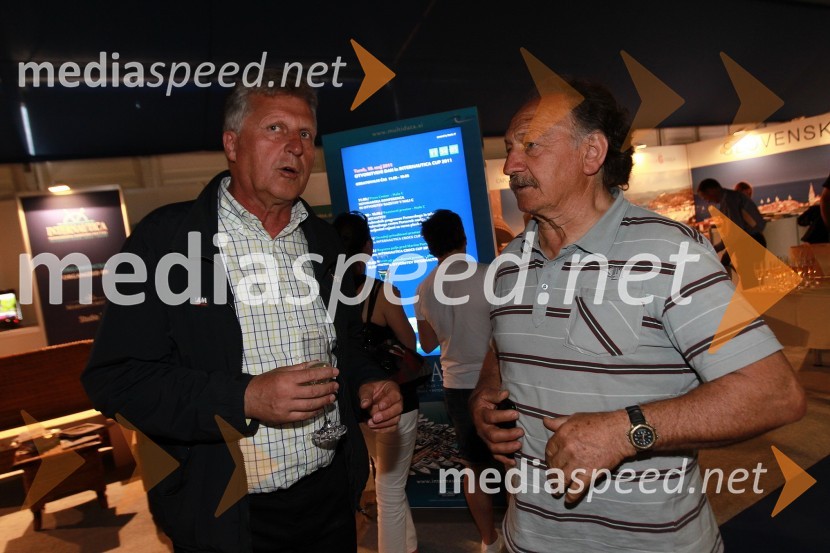 Marjan Matevljič, izvršni direktor Internautice ter kapetan Marine Portorož in ...Internautica 2011 - 16. mednarodna razstava navtike, odprtje