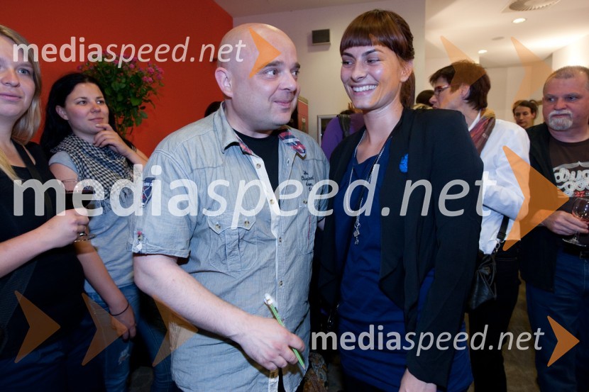 Branko Rožman, skladatelj in Meta ČerneProv hudo, premiera v Lutkovnem gledališču