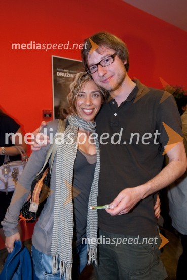 Andrej Jus, režiser in Alida Bevk, igralkaProv hudo, premiera v Lutkovnem gledališču