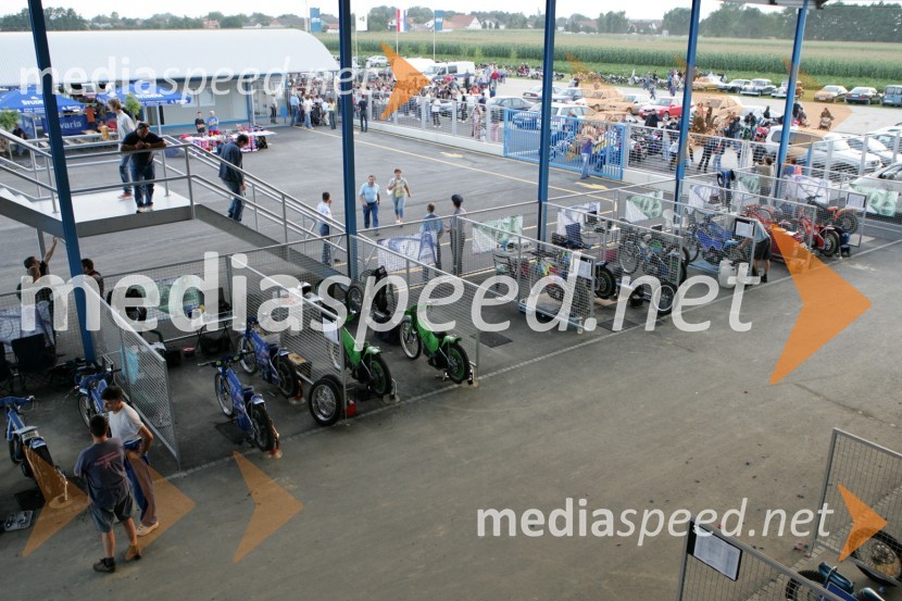 Tekmovalni boksiSPEEDWAY, otvoritev stadiona Milenium