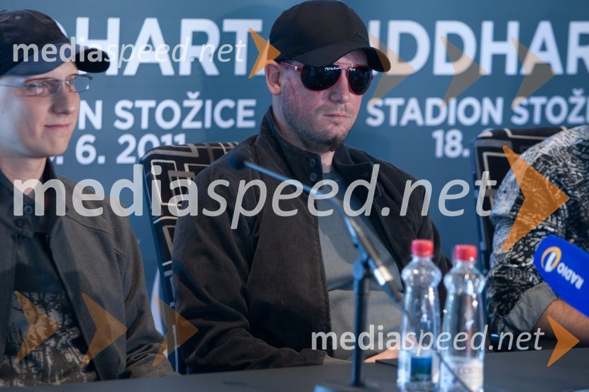 Tomaž Okroglič - Rous, SiddhartaSiddharta, novinarska konferenca pred koncertom v Stožicah
