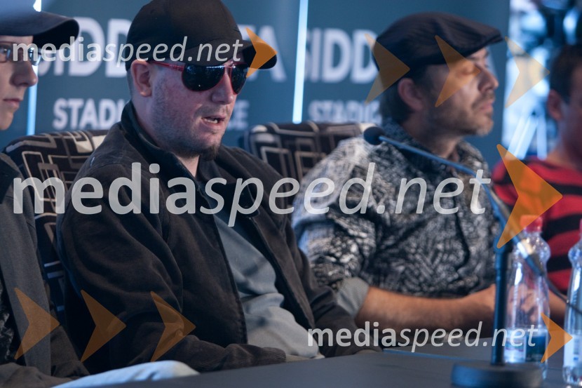 Tomaž Okroglič - Rous, SiddhartaSiddharta, novinarska konferenca pred koncertom v Stožicah