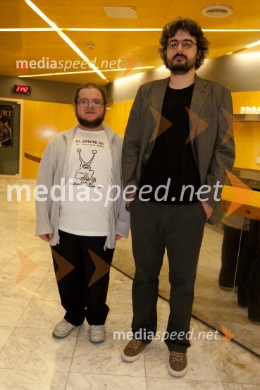 Dimitrije Vojnov, avtor besedila in Danilo BečkovičsKurt, premiera drame v SNG Nova Gorica