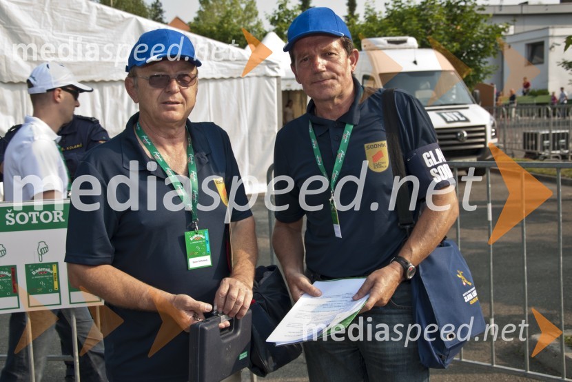 Štefan Škraban in Stanko Kranjc, glavni sodnik31. Maraton treh src, reportaža