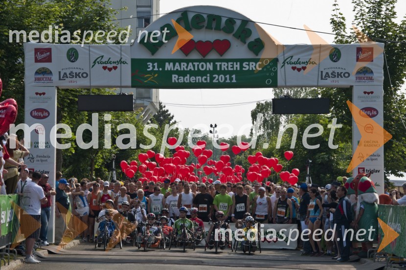 31. Maraton treh src, reportaža