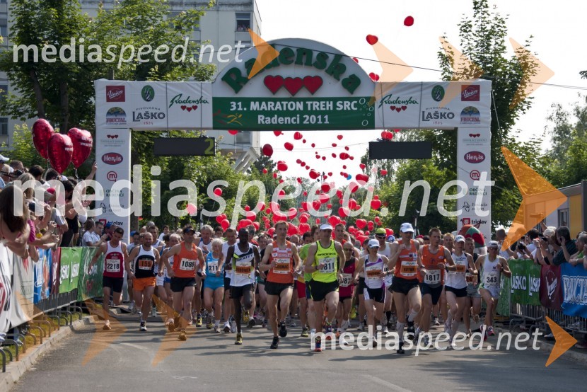 31. Maraton treh src, reportaža