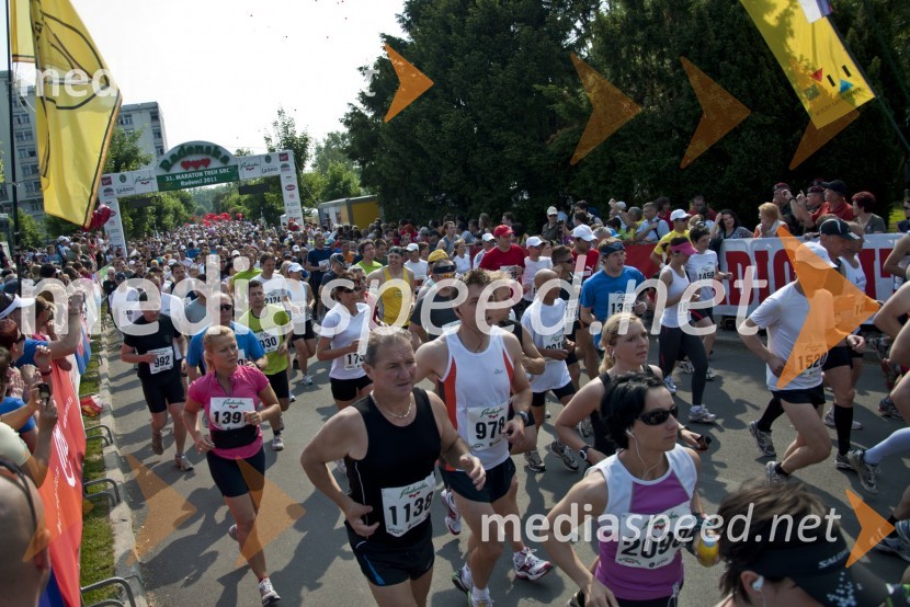 31. Maraton treh src, reportaža