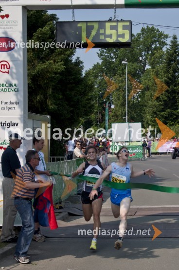 Matej Fujs, zmagovalec teka na 5,5 km31. Maraton treh src, reportaža