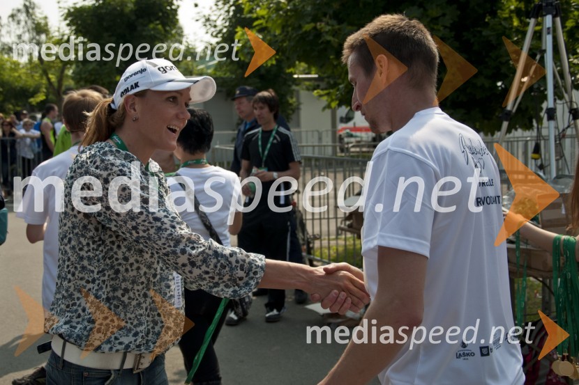 Petra Majdič, smučarska tekačica in ...31. Maraton treh src, reportaža