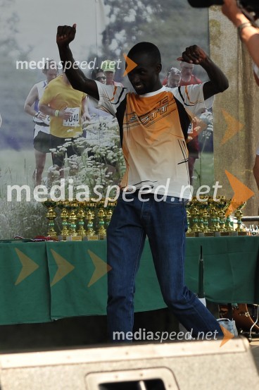 Edwin Kibowen, 1. mesto v kategoriji maratonci31. Maraton treh src, reportaža