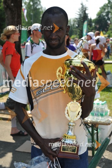 Edwin Kibowen, 1. mesto v kategoriji maratonci31. Maraton treh src, reportaža