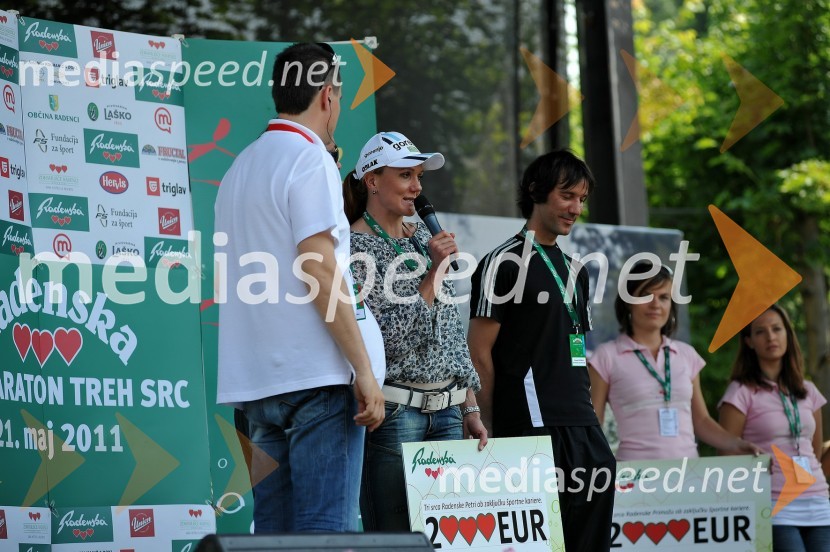 ..., Petra Majdič, smučarska tekačica in Primož Peterka, smučarski skakalec31. Maraton treh src, udeleženci