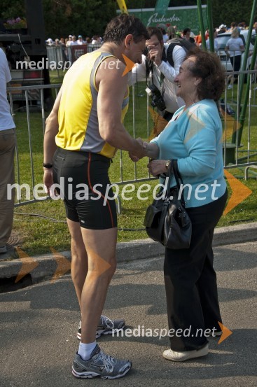 Borut Pahor, predsednik vlade Republike Slovenije in ...31. Maraton treh src, udeleženci