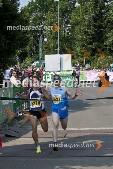 Matej Fujs, zmagovalec teka na 5,5 km31. Maraton treh src, udeleženci